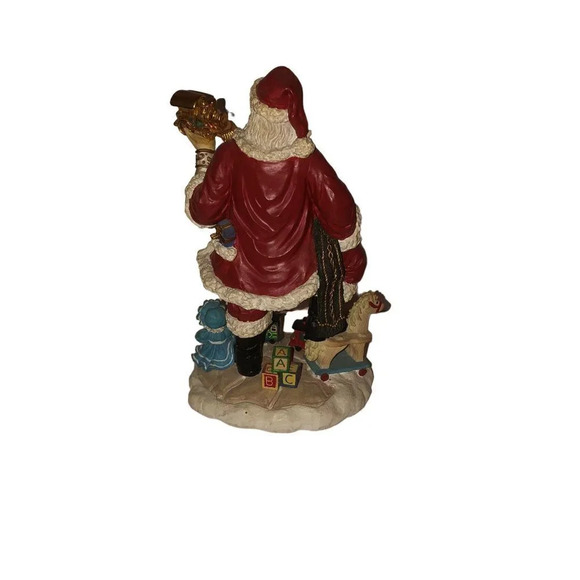 Vtg '93 Hamilton Collection 8.5" JOLLY OLD ST NICK Int'l Santa Figurine Collecti - Picture 6 of 11
